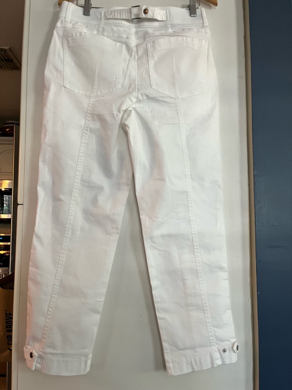 Democracy “Ab” solutions High Rise White ankle length jeans - Picture 6 of 9
